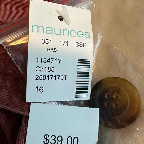Maurice’s cropped pants size 16 NWT - Picture 2 of 2